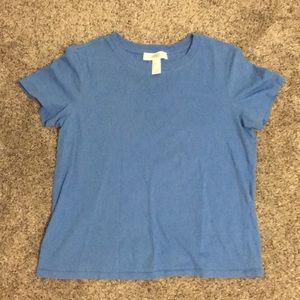 Blue tee